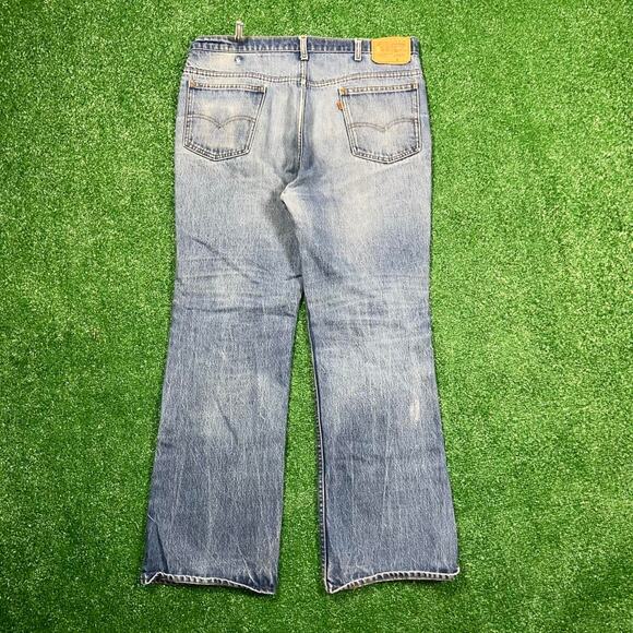 70s Levi's orange tab bootcut bellbottom flare jeans 40x32